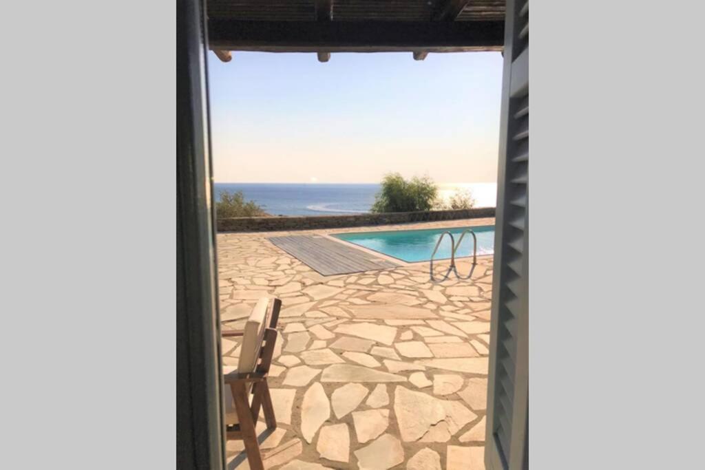 Sunset Villa With Swimming Pool At Tzia Ligia  Zewnętrze zdjęcie
